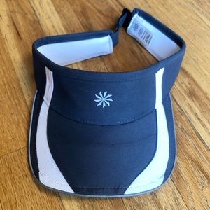Athleta visor gray and white